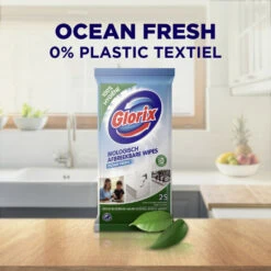 12x Glorix Schoonmaakdoekjes Original Ocean Fresh -Dreft Winkel 1002112 3