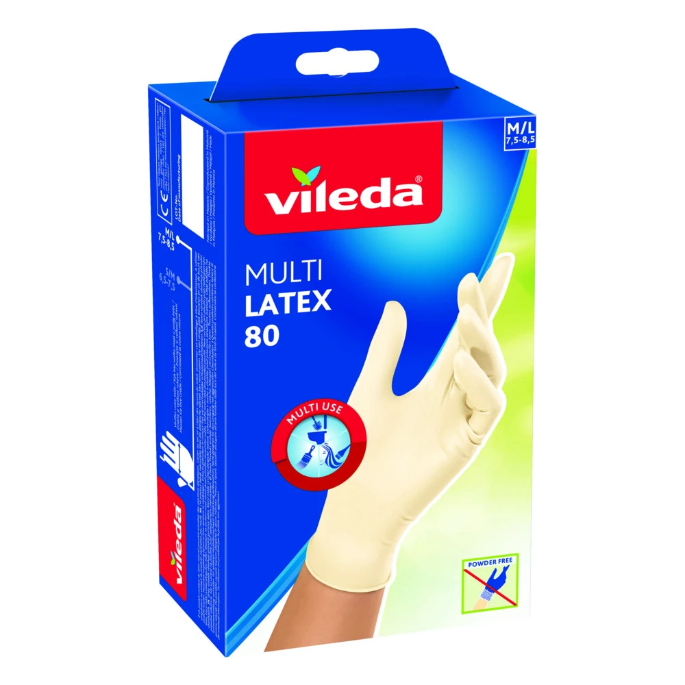 Vileda Multi Latex Handschoenen M/L 3 Vileda Multi Latex Handschoenen M/L