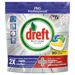 2x Dreft Platinum Vaatwastabletten All-in-One Citroen