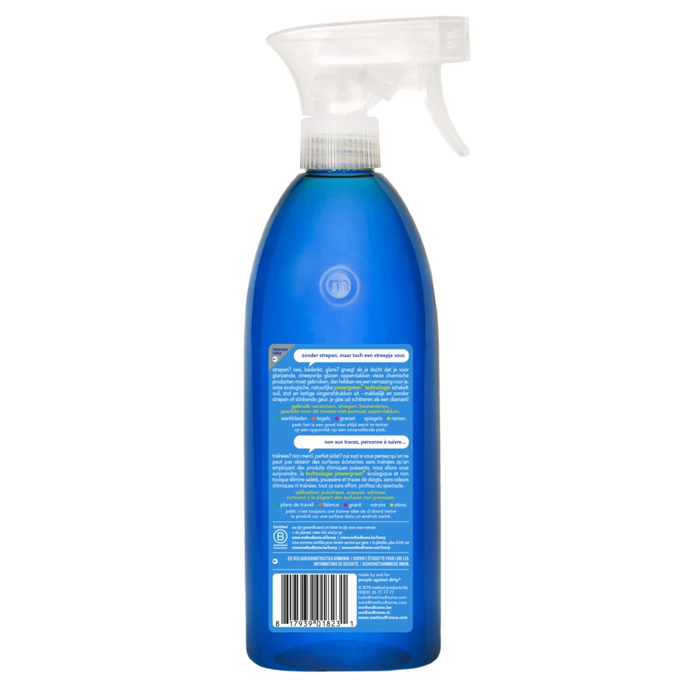 8x Method Glasreiniger Spray 4 8x Method Glasreiniger Spray - Afbeelding 2