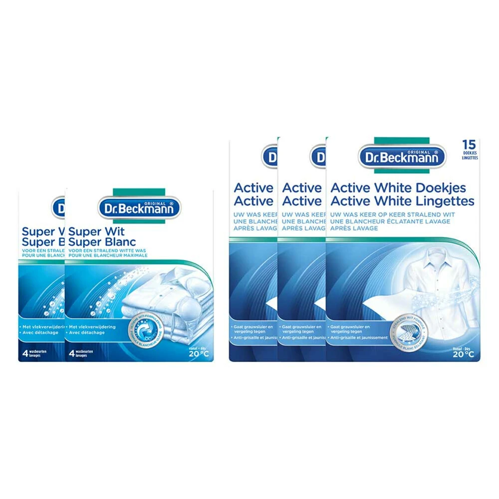 Dr. Beckmann Wit Textiel Pakket 3 Dr. Beckmann Wit Textiel Pakket