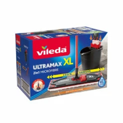 Vileda UltraMax Power 2in1 XL - Compleet Systeem Zwart Rood Wit