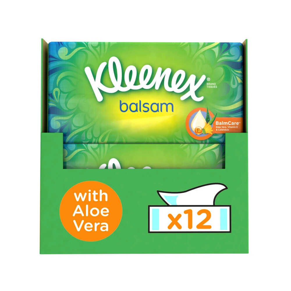 12x Kleenex Tissues Balsam 3 12x Kleenex Tissues Balsam