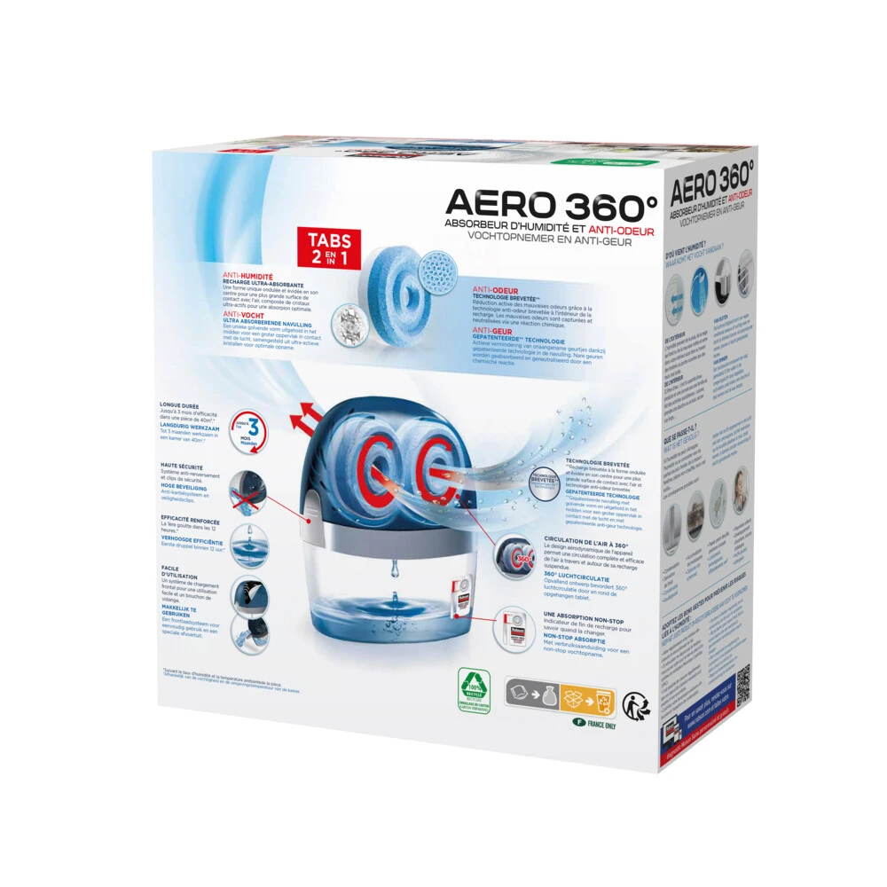 Rubson Vochtopnemer Aero 360° 4 Rubson Vochtopnemer Aero 360° - Afbeelding 2