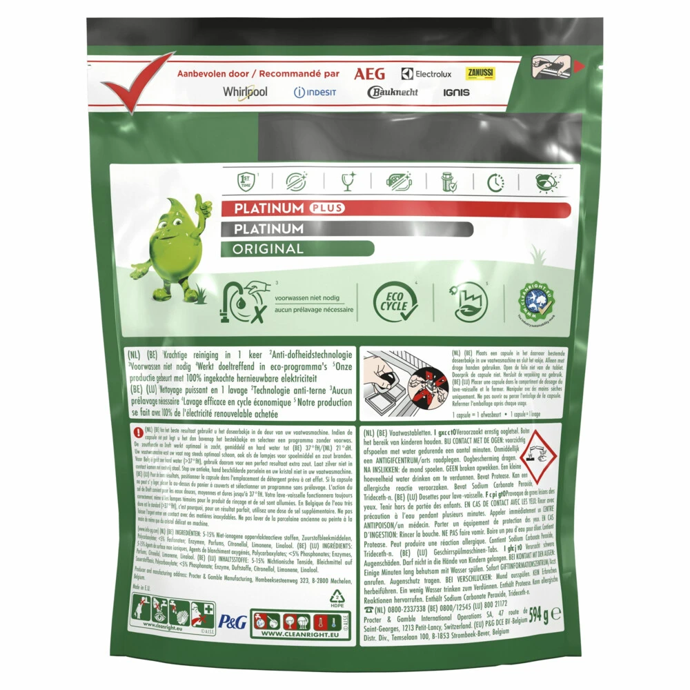 Dreft Original All In One Vaatwascapsules Regular 4 Dreft Original All In One Vaatwascapsules Regular - Afbeelding 2