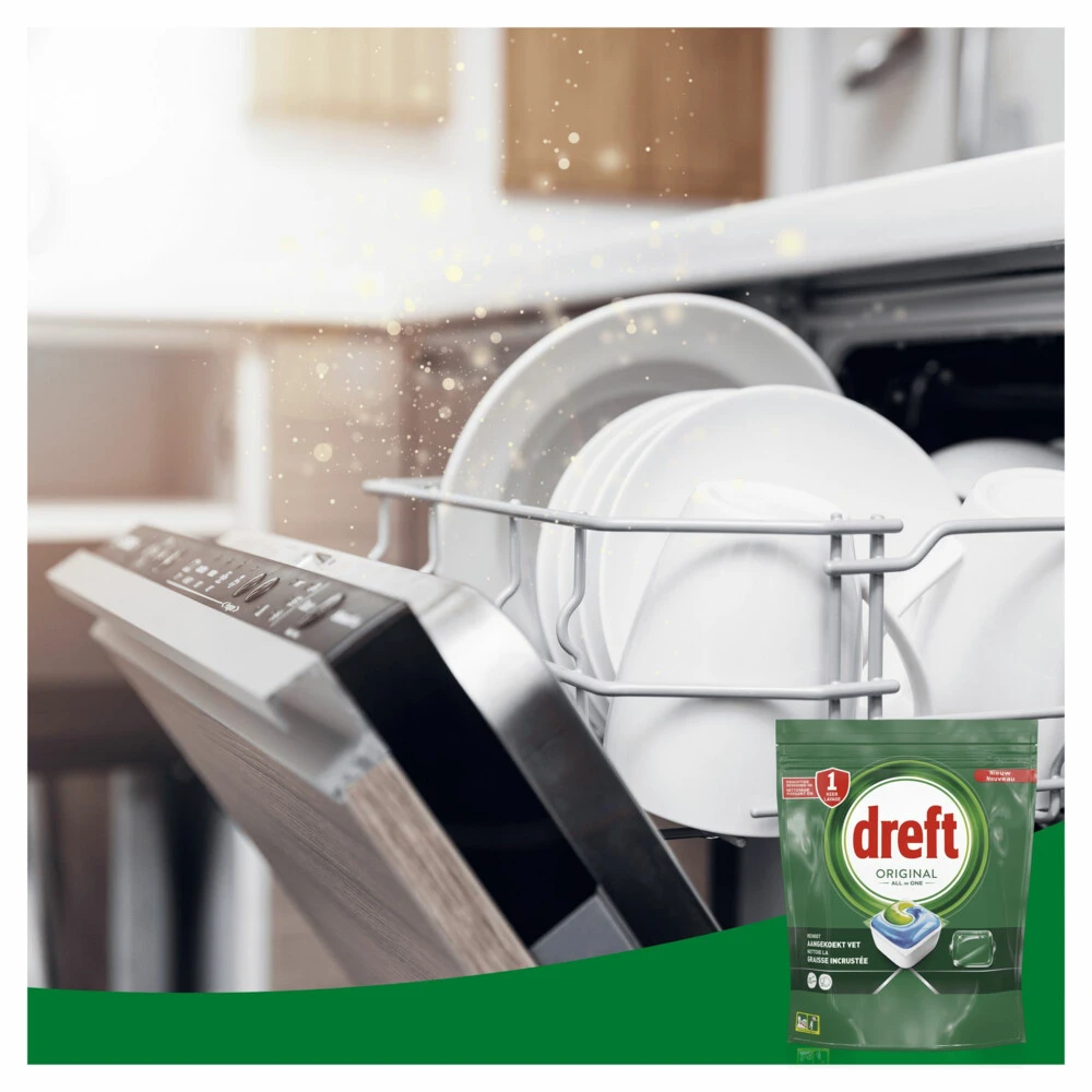 Dreft Original All In One Vaatwascapsules Regular 6 Dreft Original All In One Vaatwascapsules Regular - Afbeelding 4