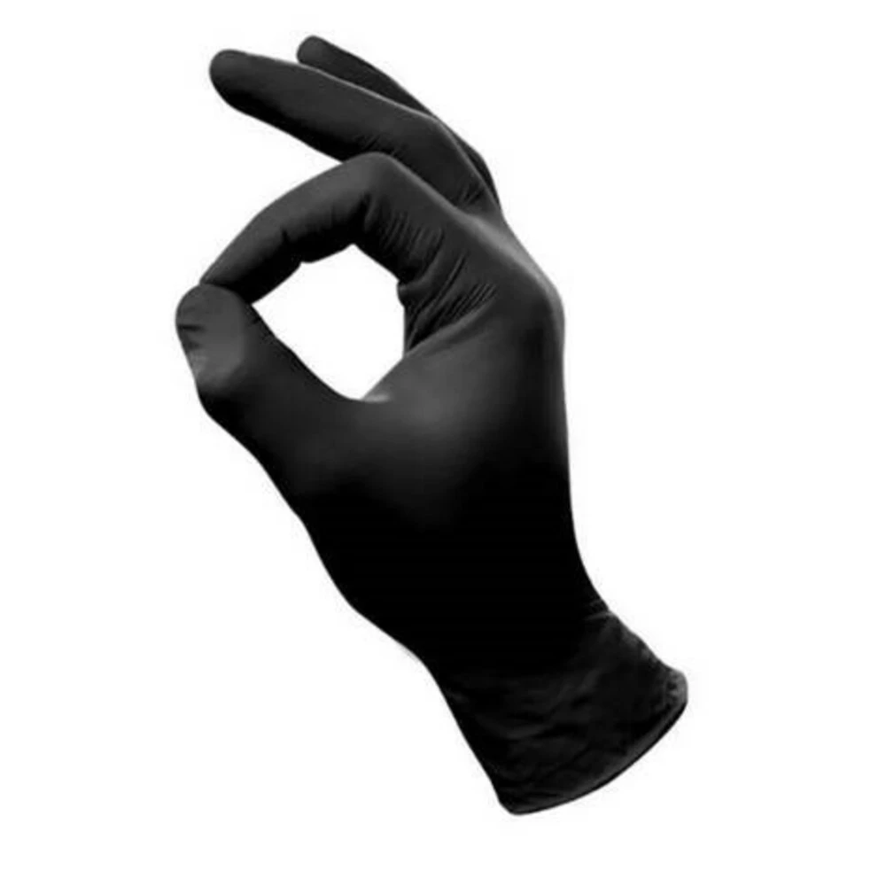 Handschoenen Nitril Poedervrij Zwart S 4 Handschoenen Nitril Poedervrij Zwart S - Afbeelding 2