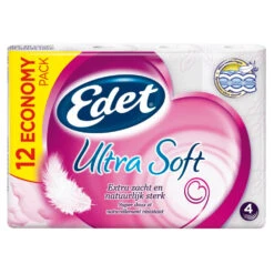 6x Edet Toiletpapier Ultra Soft 4-laags