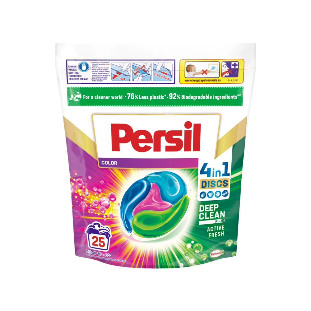 Persil® 5x Persil 4in1 Discs Wasmiddelcapsules Color 4 Persil® 5x Persil 4in1 Discs Wasmiddelcapsules Color - Afbeelding 2