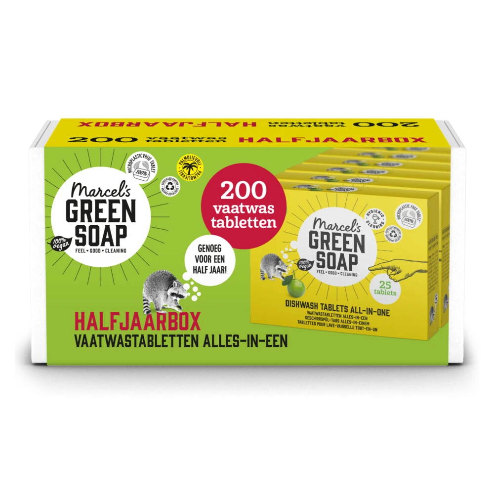 8x Marcelu0027s Green Soap Vaatwastabletten All-In-One 3 8x Marcelu0027s Green Soap Vaatwastabletten All-In-One