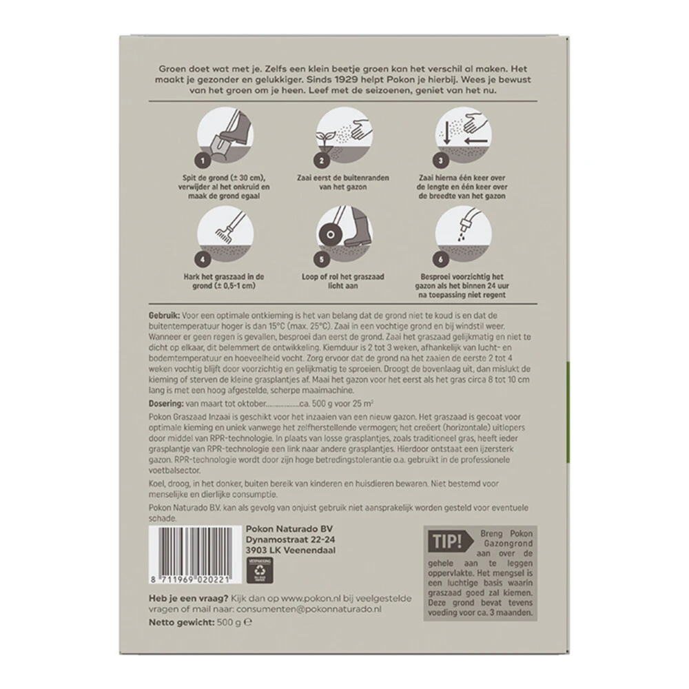 Pokon Graszaad Inzaai 5 Pokon Graszaad Inzaai - Afbeelding 3