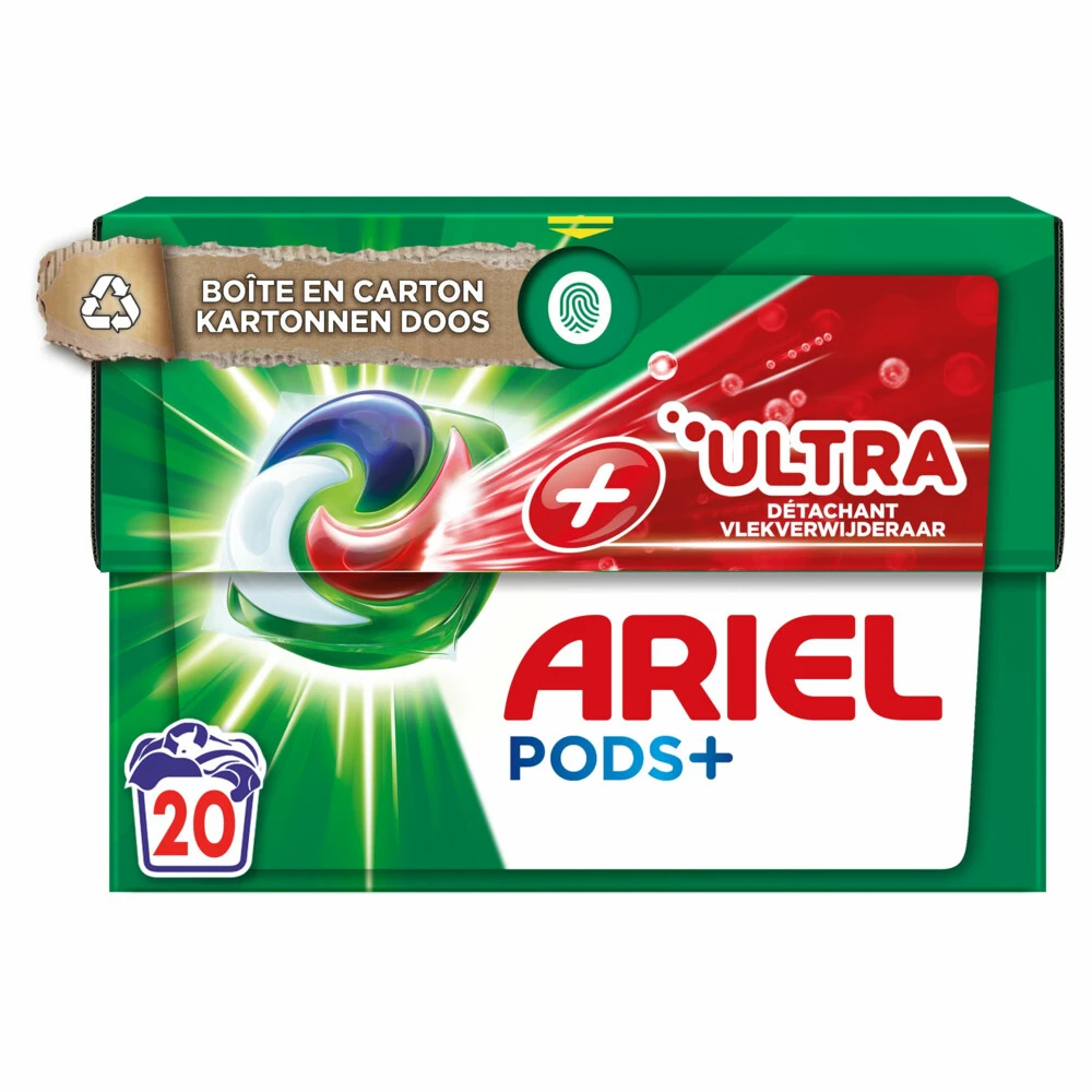 Ariel Wasmiddelcapsules Ultra Vlekverwijderaar Pods+ 3 Ariel Wasmiddelcapsules Ultra Vlekverwijderaar Pods+