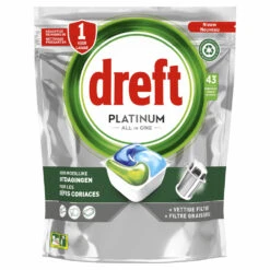 Dreft Platinum All In One Vaatwastabletten Regular