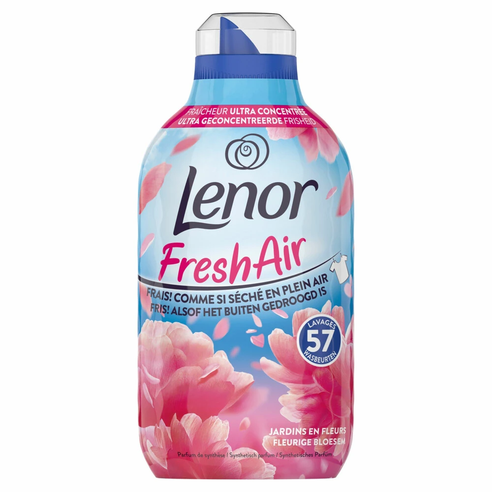 Lenor Wasverzachter Fresh Air Flower Blossom 4 Lenor Wasverzachter Fresh Air Flower Blossom - Afbeelding 2