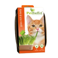 3x Baza Pet-Buffet Katengras Rich & Tasty Poes Set 3 X Kweken