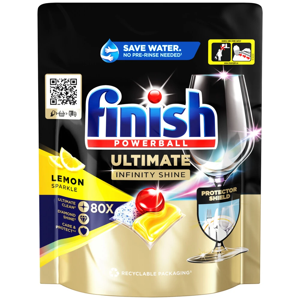 Finish Quantum Vaatwastabletten Ultimate Infinity Shine 2 Finish Quantum Vaatwastabletten Ultimate Infinity Shine