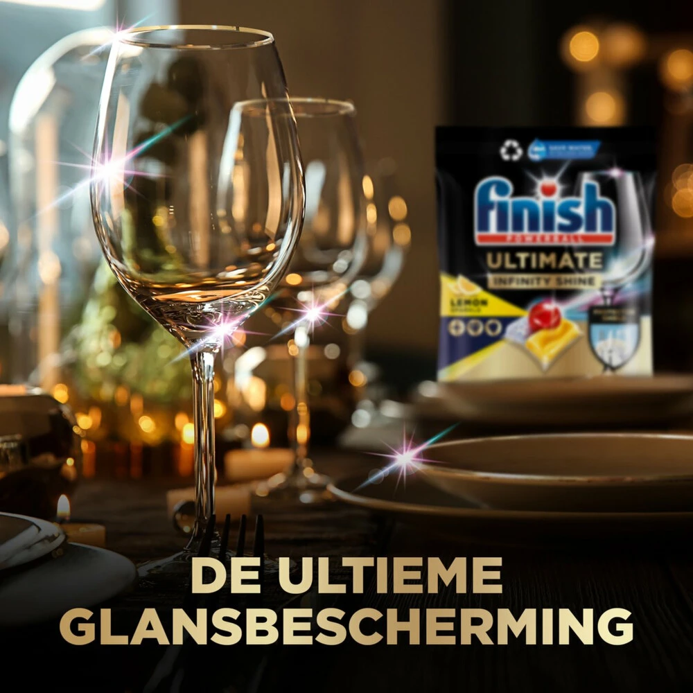 Finish Quantum Vaatwastabletten Ultimate Infinity Shine 3 Finish Quantum Vaatwastabletten Ultimate Infinity Shine - Afbeelding 2