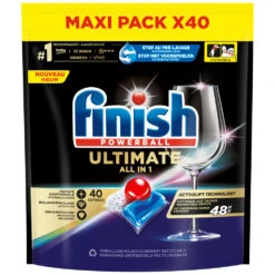6x Finish Ultimate All In 1 Vaatwastabletten Regular