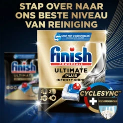 Finish Ultimate+ All In 1 Infinity Shine Regular Vaatwastabletten Regular -Dreft Winkel 1067032 4