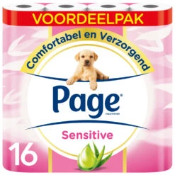 Page Toiletpapier Sensitive Aloe Vera 3-laags