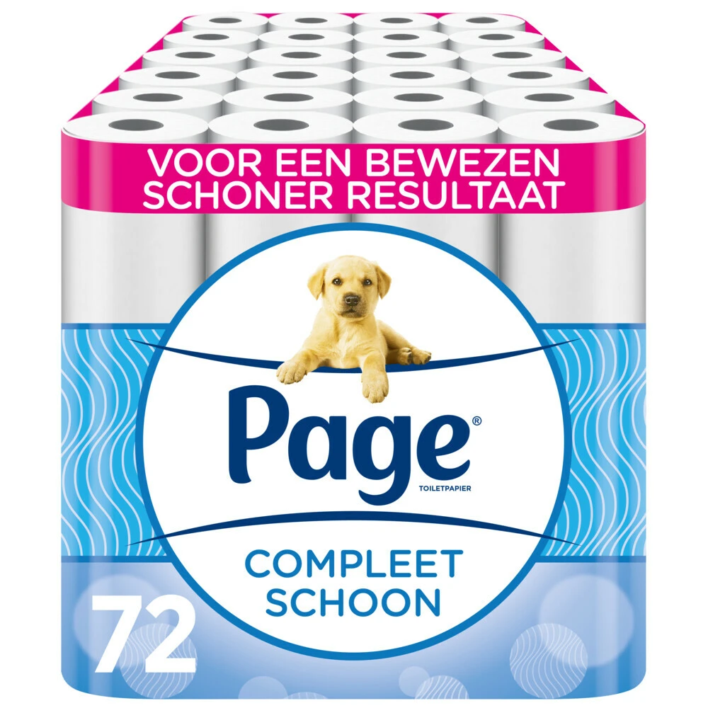 3x Page Toiletpapier Compleet Schoon 2-laags 3 3x Page Toiletpapier Compleet Schoon 2-laags
