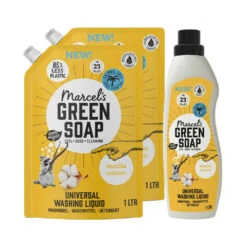 Marcelu0027s Green Soap Wasmiddel En Navulling Katoen & Vanille Pakket