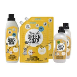 Marcelu0027s Green Soap Katoen & Vanille Was Pakket