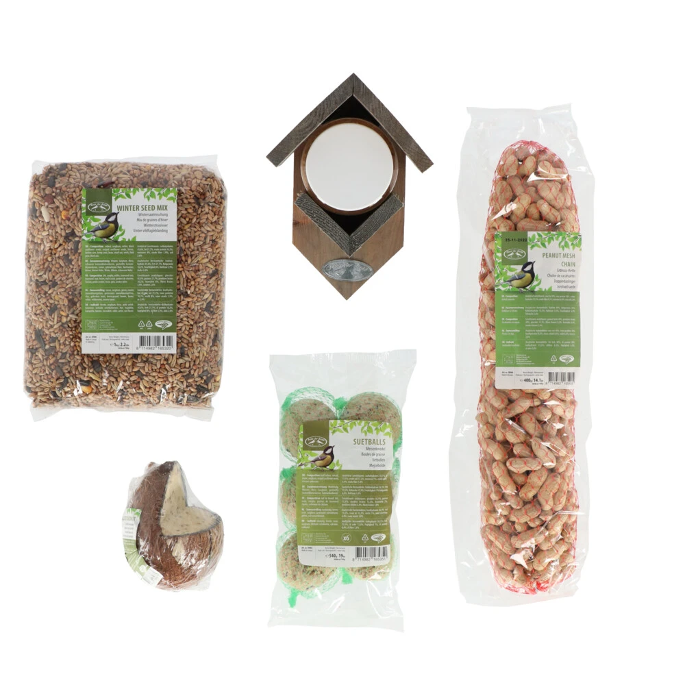 Esschert Design Compleet Vogelvoederpakket L Multi 4 Esschert Design Compleet Vogelvoederpakket L Multi - Afbeelding 2