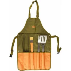 Esschert Design BBQ Schort Met Gereedschap Groen