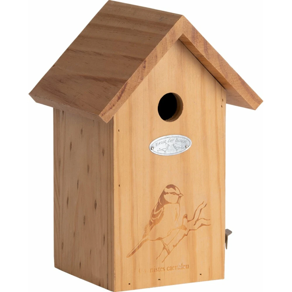 Esschert Design Nestkast Pimpelmees Silhouet Naturel 6 Esschert Design Nestkast Pimpelmees Silhouet Naturel - Afbeelding 4