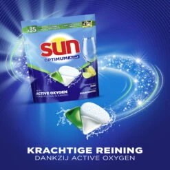 SUN® 8x Sun Optimum All-in 1 Vaatwascapsules Citroen 8 SUN® 8x Sun Optimum All-in 1 Vaatwascapsules Citroen -Dreft Winkel 1073879 3