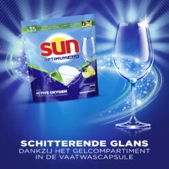 SUN® 8x Sun Optimum All-in 1 Vaatwascapsules Citroen 9 SUN® 8x Sun Optimum All-in 1 Vaatwascapsules Citroen -Dreft Winkel 1073879 4
