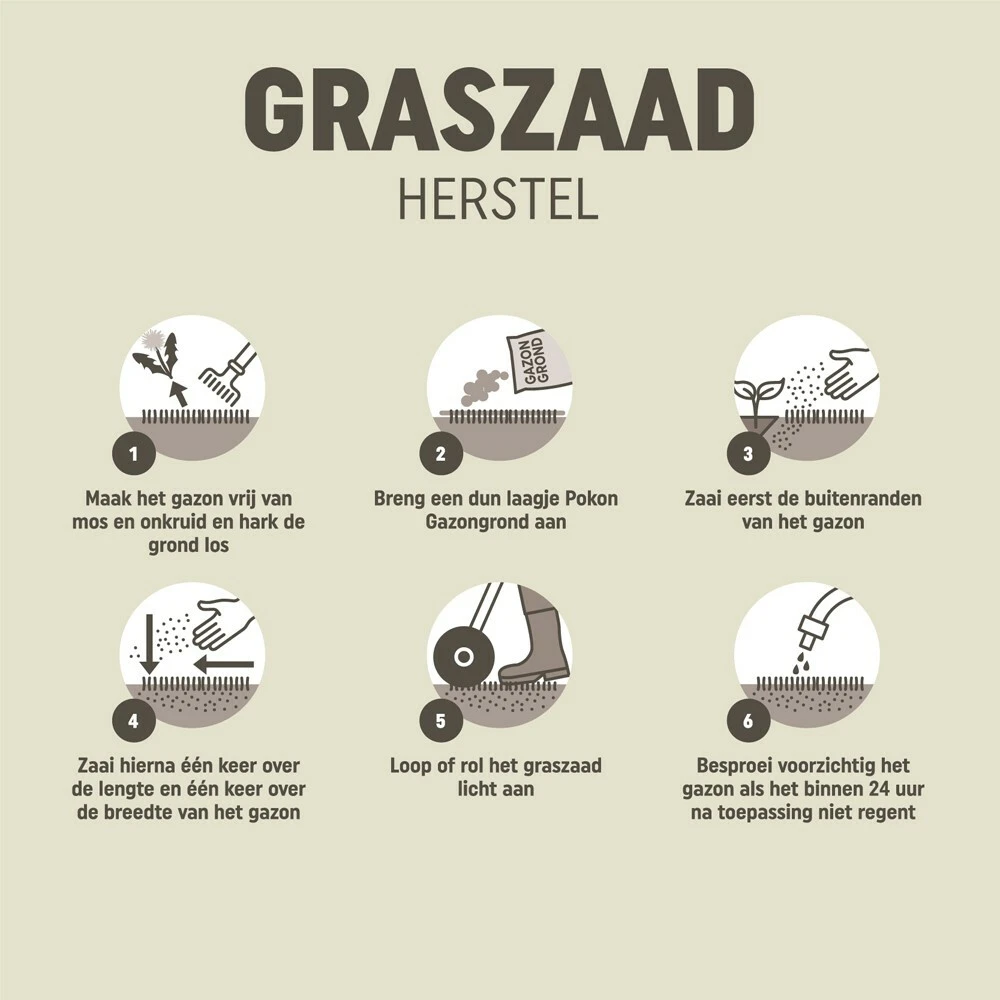 Pokon Graszaad Herstel 5 Pokon Graszaad Herstel - Afbeelding 3