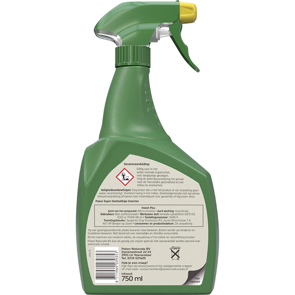 Pokon Tegen Insecten Hardnekkige Spray Insect Plus 4 Pokon Tegen Insecten Hardnekkige Spray Insect Plus - Afbeelding 2