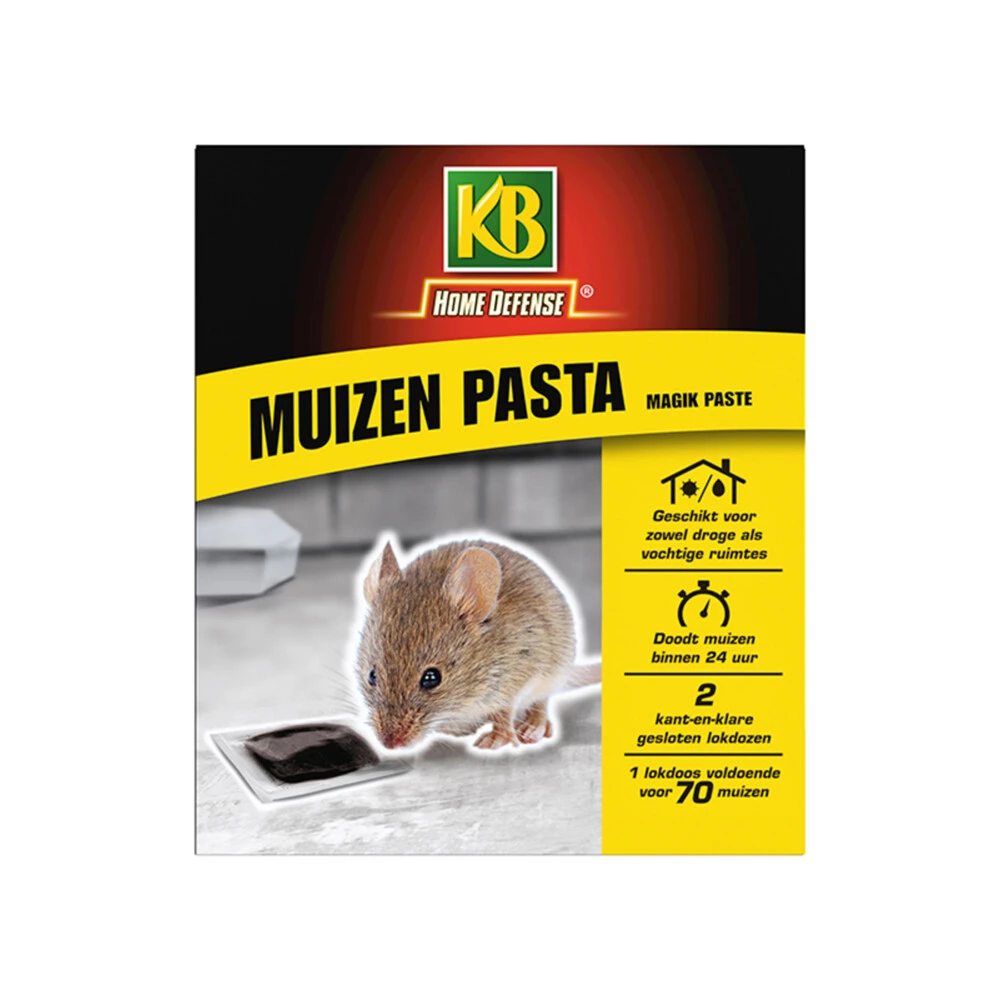 KB Home Defense Muizen Pasta Alfachloralose Kant-en-Klare Lokdoos Magik Paste 3 KB Home Defense Muizen Pasta Alfachloralose Kant-en-Klare Lokdoos Magik Paste