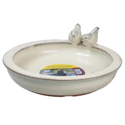 Bûten Vogelbad Rond Wit