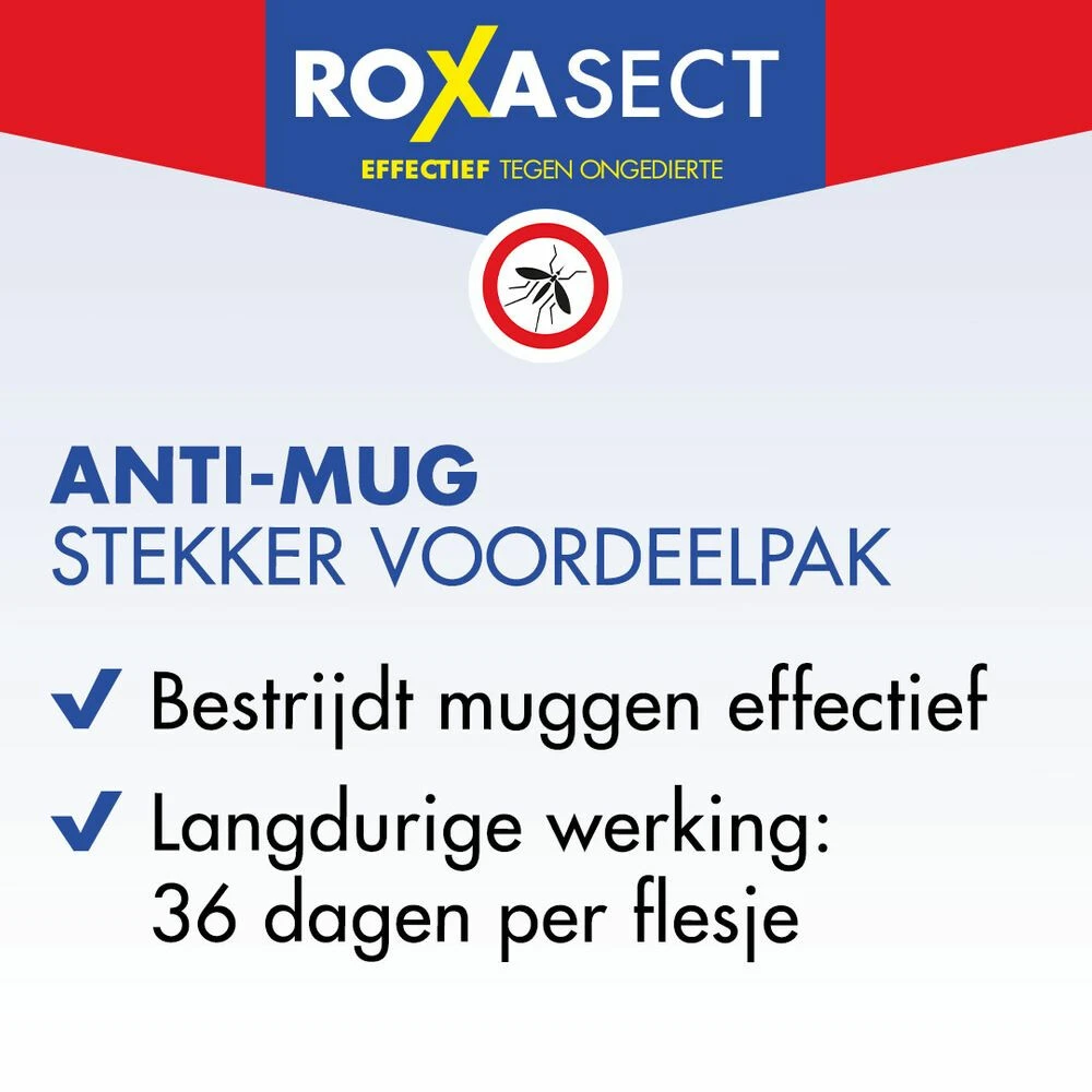 Roxasect Anti Mugstekker + 2 Navullingen 5 Roxasect Anti Mugstekker + 2 Navullingen - Afbeelding 3
