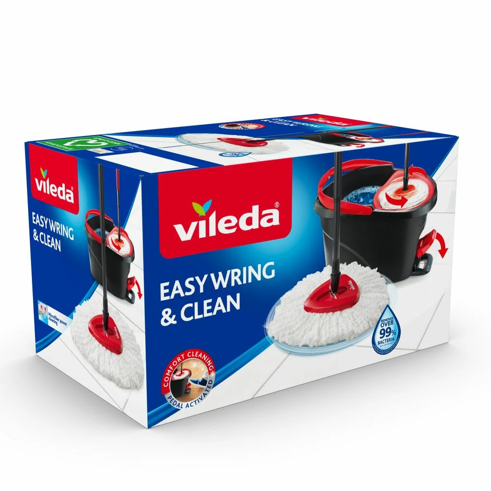 Vileda Easy Wring & Clean Mop Complete Set 4 Vileda Easy Wring & Clean Mop Complete Set - Afbeelding 2