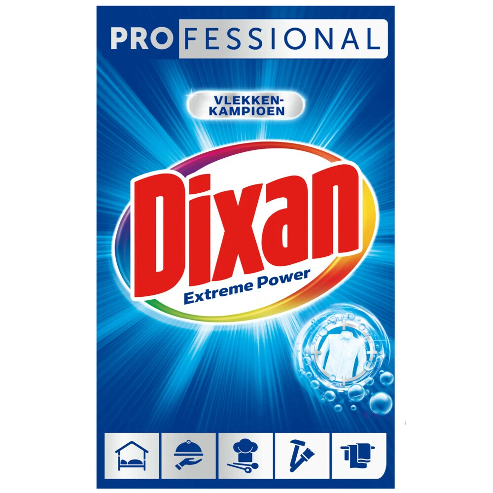 Dixan Professional Waspoeder Witte & Gekleurde Was 3 Dixan Professional Waspoeder Witte & Gekleurde Was